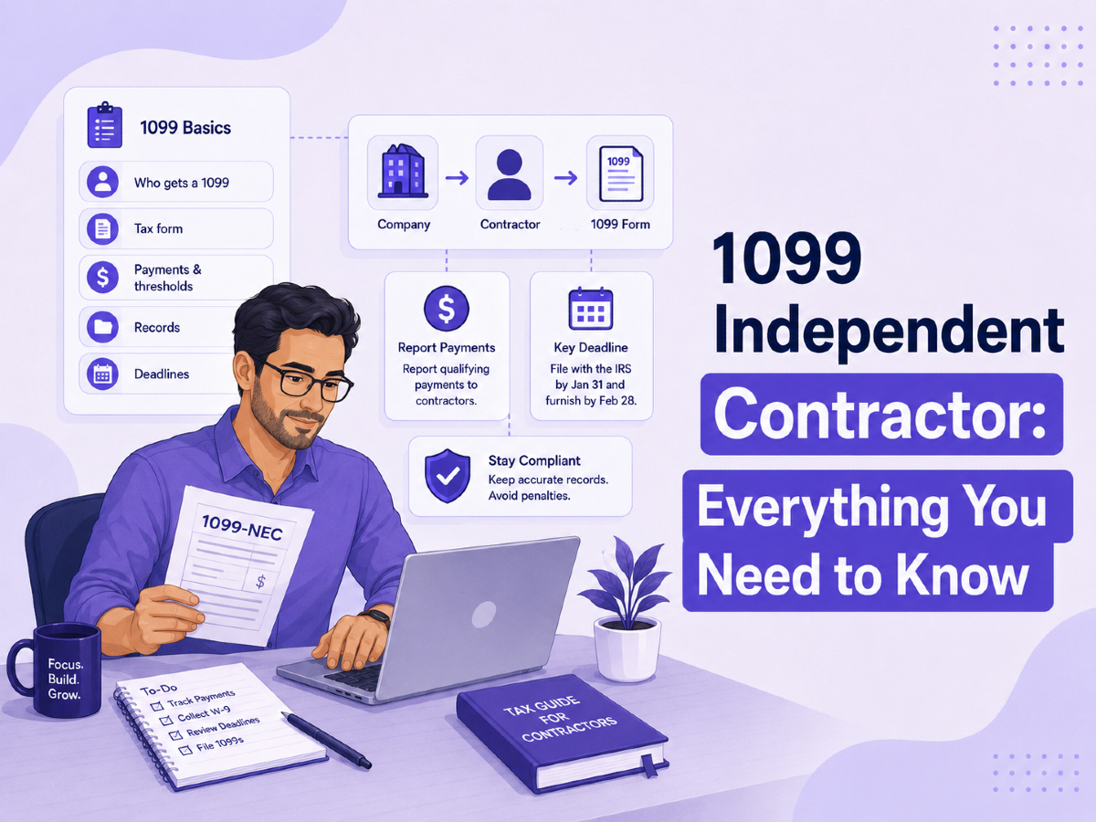 1099 Independent Contractor: Everything You Need to Know