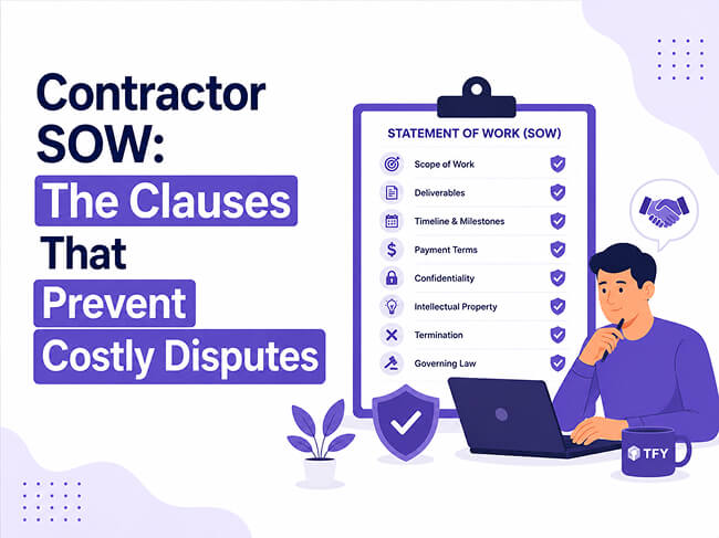 Contractor SOW: The Clauses That Prevent Costly Disputes