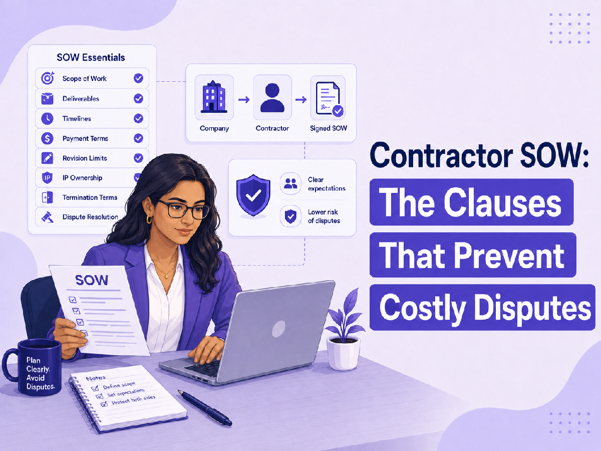 Contractor SOW: The Clauses That Prevent Costly Disputes