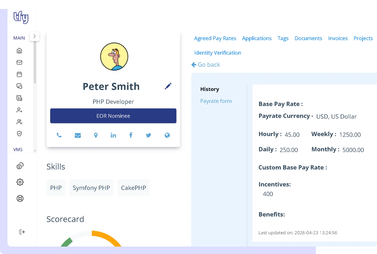 Post and attract candidates